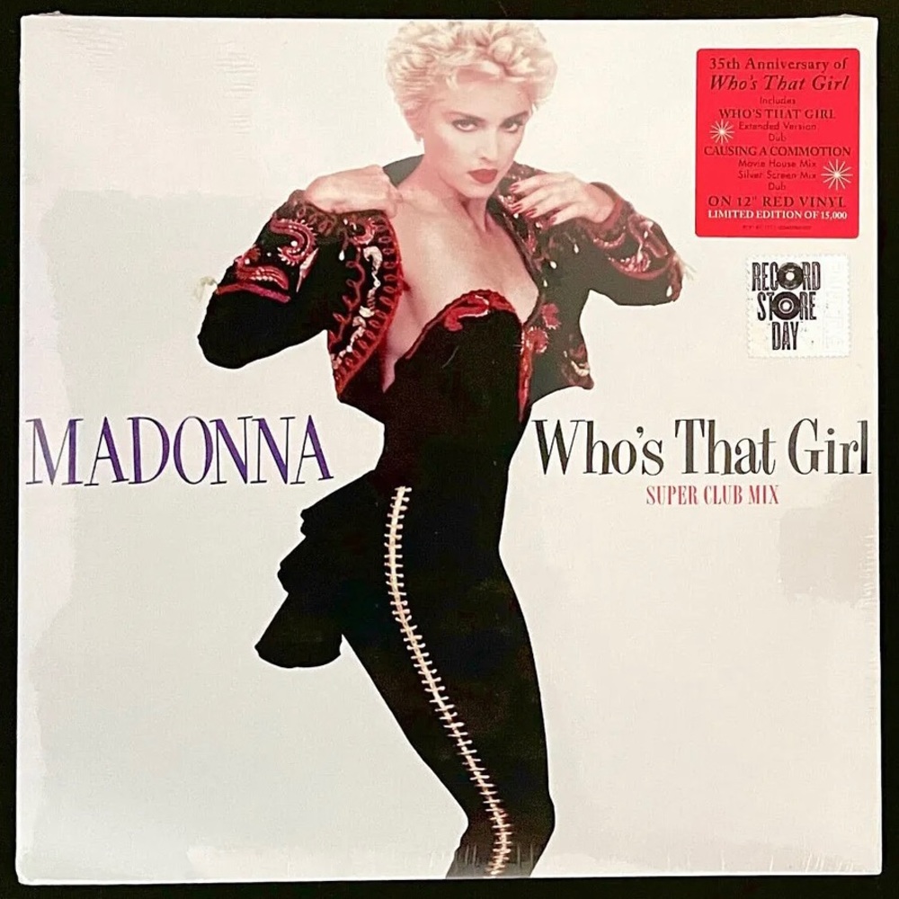🆕 MADONNA  Who’s That Girl Super Club Mix  RED VINYL  2022 RSD Limited Edition